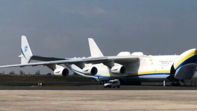 Photo de Après avoir repris l’aéroport, le plus gros avion du monde, l’Antonov An-225, est entre les mains des Russes