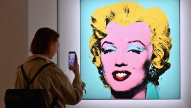 Photo de Un tableau de Marilyn Monroe d’Andy Warhol bat un record aux enchères