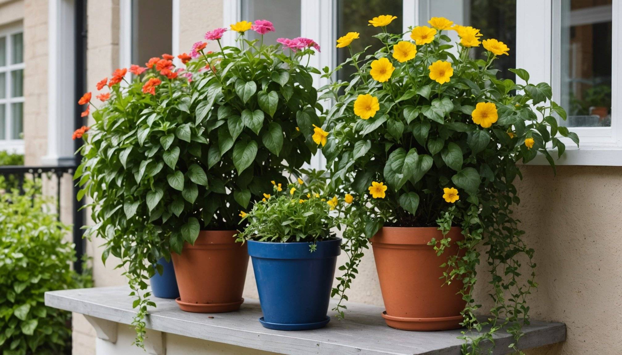 Attractive And Low Maintenance Plants For A Flowering Balcony With Minimal Watering Effort.jpeg